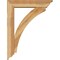 Ekena Millwork Thorton Traditional Rough Sawn Bracket w/ Offset Brace, Western Red Cedar, 6"W x 26"D x 34"H BKT0604X26X34THR01RWR - alternate 4